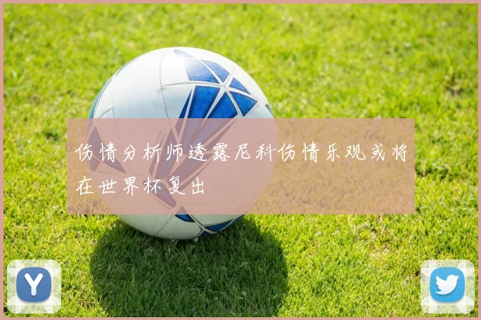 伤情分析师透露尼科伤情乐观或将在世界杯复出
